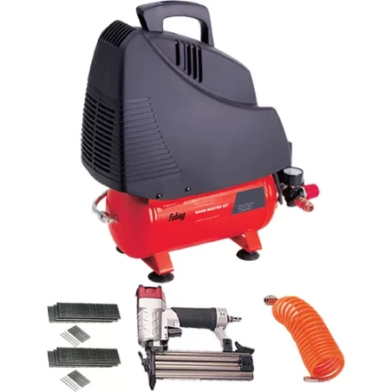 Компрессор безмасляный поршневой прямой привод Fubag Wood Master Kit +4 предмета купить в Надыме