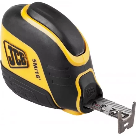 Рулетка JCB, автостоп, двусторонняя шкала, двухкомпонентный корпус, 5м JMS003 купить в Надыме