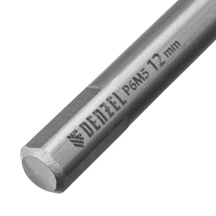 Сверло спиральное по металлу Denzel 12 x 205 мм, Р6М5, Golden Tip, удлиненное 718265 купить в Надыме