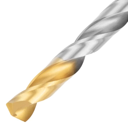 Набор сверл по металлу Denzel, 2-8мм, Р6М5-TiN, Golden Tip, 6 шт, 723000 купить в Надыме