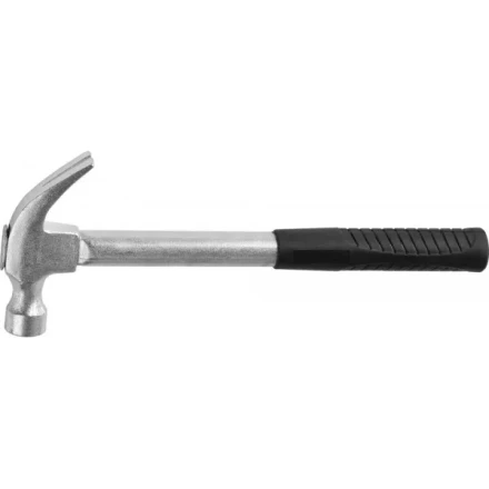 Молоток-гвоздодер ЗУБР "МАСТЕР" кованый с металлической рукояткой, 450г 20251-450 купить в Надыме