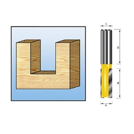 Фреза для окантовки Makita D-68052 (3лезвия, ф12.7, хв-12мм) купить в Надыме