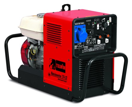 Инверторный сварочный бензогенератор Telwin MOTOINVERTER 174 CE двигатель HONDA купить в Надыме