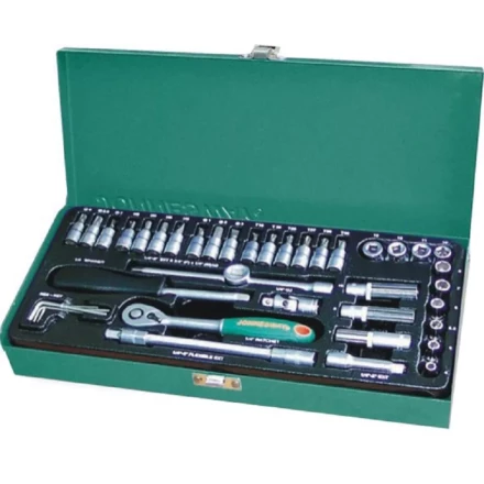 Набор головок торцевых  1/4"DR 4-13мм 41предмет Jonnesway S04Н2141S 47200 купить в Надыме