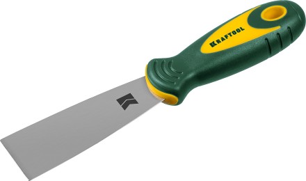 Шпательная лопатка KRAFTOOL с 2-компонент ручк, профилиров нержав полотно 10035-040 купить в Надыме