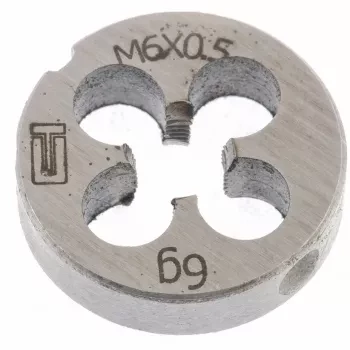 Плашка М6 х 0,5 мм  СИБРТЕХ 77015 купить в Надыме