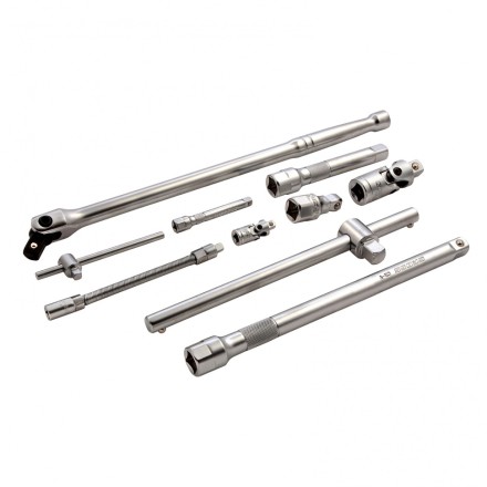 Набор инструментов 115 предметов, 120 зубьев, CrV, 1/4&quot;, 1/2&quot; Gross 14152 купить в Надыме