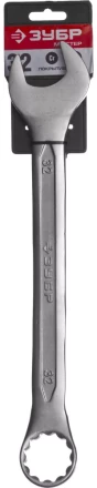 Ключ ЗУБР "МАСТЕР" гаечный комбинированный, Cr-V сталь, хромированный, 32мм 27087-32 купить в Надыме