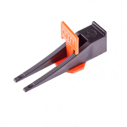 Система выравнивания плитки СВП - комплект: зажим + клин 250/250 шт Сибртех 88075 купить в Надыме