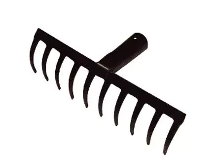 Грабли 12-зубые 320 мм без черенка прямые  СИБРТЕХ Россия 61746 купить в Надыме