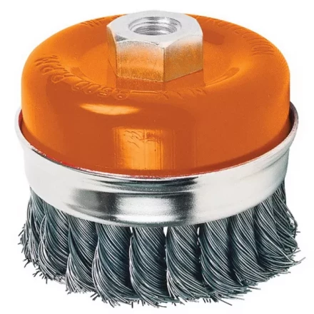Щетка чашечная для шлифмашин сталь 100мм M14 S-T Кратон 1 11 02 003 купить в Надыме