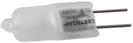 Лампа галогенная СВЕТОЗАР капсульная, матовое стекло, цоколь G4, диаметр 9мм, 10Вт, 12В SV-44761-M купить в Надыме