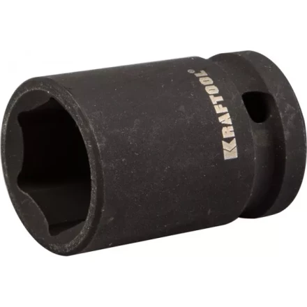 Торцовая головка KRAFTOOL "INDUSTRIE QUALITAT" ударная (1/2"), FLANK, Cr-Mo, фосфатированная, 17 мм 27940-17_z01 купить в Надыме