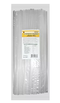 Стержень клеевой 7х300мм ЭНКОР 437 80 шт 50437 купить в Надыме