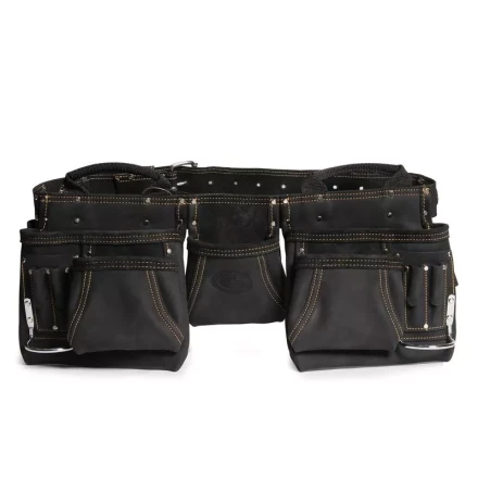 Сумка-пояс монтажника кожаная СК-12 премиум-серия «DEAD BULL» КВТ купить в Надыме