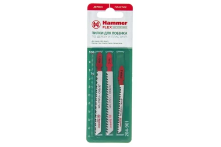 Пилки для лобзика HAMMER JG WD-PL набор No1 (3шт.) купить в Надыме