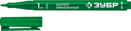 ЗУБР МП-100 зеленый, 1 мм перманентный маркер (06320-4) купить в Надыме