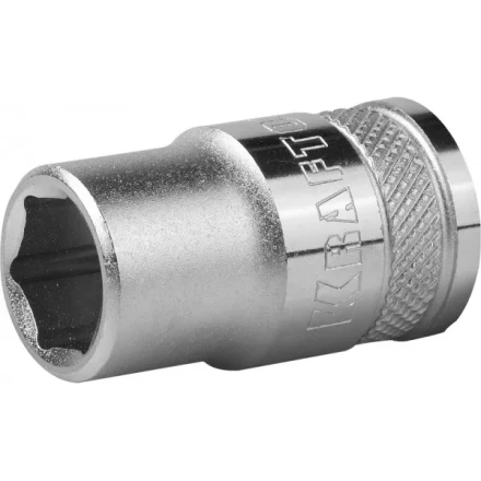 Торцовая головка KRAFTOOL "INDUSTRIE QUALITAT", Cr-V, FLANK, хромосатинированная, 1/2", 13 мм 27805-13_z01 купить в Надыме