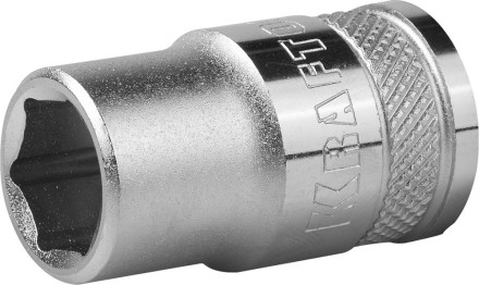 Торцовая головка KRAFTOOL &quot;INDUSTRIE QUALITAT&quot;, Cr-V, FLANK, хромосатинированная, 1/2&quot;, 13 мм 27805-13_z01 купить в Надыме