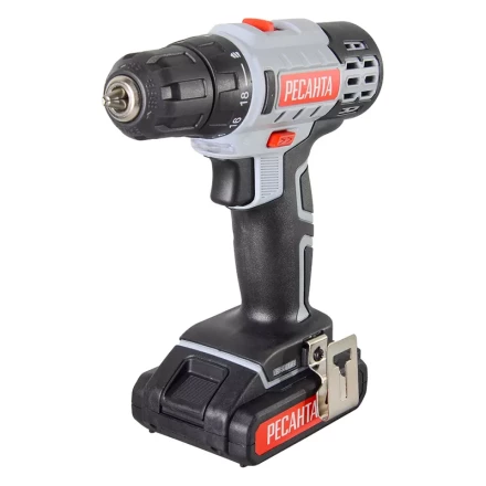 Дрель-шуруповерт аккумуляторная Ресанта ДА-50Л2-18А 75/14/9 купить в Надыме