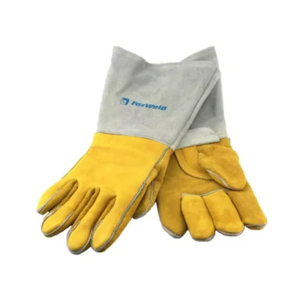 Краги спилковые водоотталкивающие Защита артикул 10-2750L FoxWeld купить в Надыме