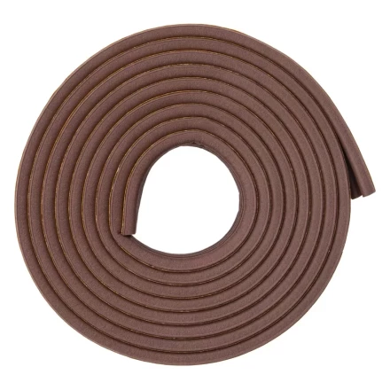 Уплотнитель резиновый, 12 м, профиль "P", коричневый Сибртех 88908 купить в Надыме