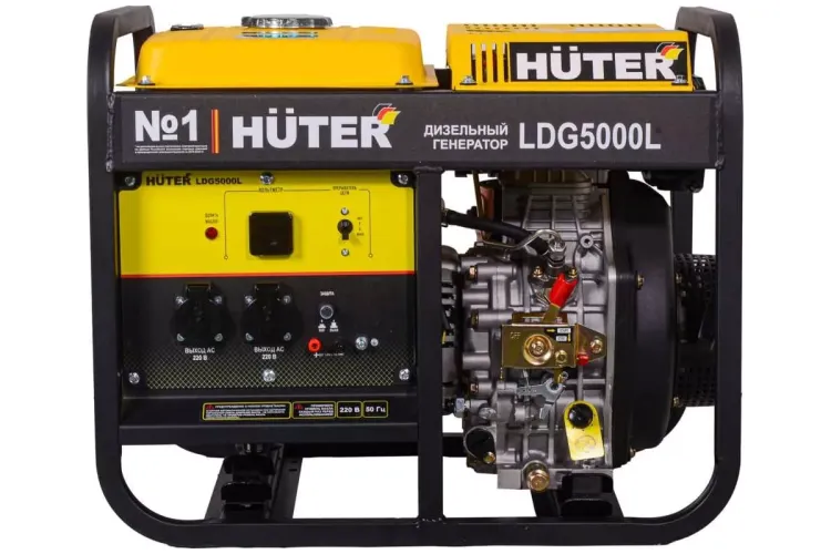 Электрогенератор дизельный LDG 5000L Huter 64/2/11 купить в Надыме