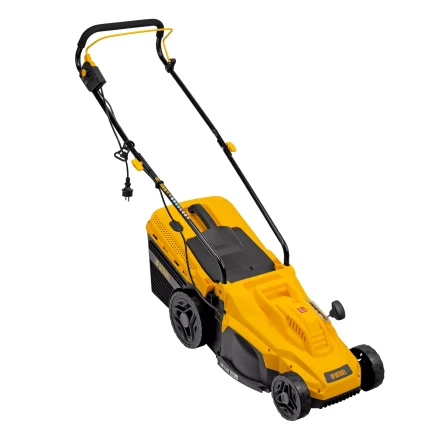 Газонокосилка электрическая GM-1300, 1300 Вт, шир. 32 см, 5 уров., травосб. 35 л Denzel 96627 купить в Надыме