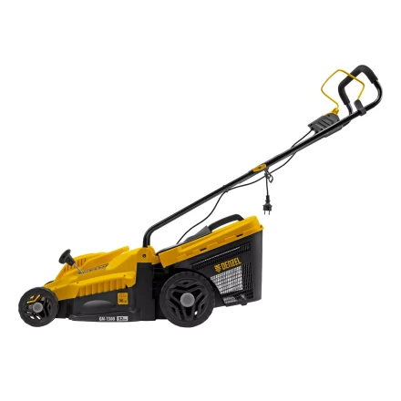 Газонокосилка электрическая GM-1300, 1300 Вт, шир. 32 см, 5 уров., травосб. 35 л Denzel 96627 купить в Надыме