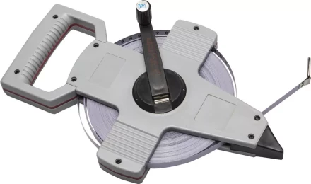 Мерная лента ЗУБР "МАСТЕР" геодезийная, стальное полотно с защитным покрытием, 100мх10мм 34181-100 купить в Надыме