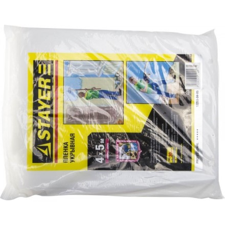 Пленка STAYER &quot;PROFI&quot; защитная укрывочная, LDPE, 30 мкм, 4 х 5 м 12253-04-05 купить в Надыме