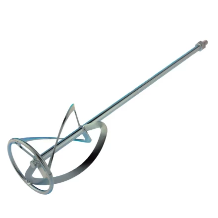 Насадка для миксера Сибртех 848977, для легких растворов, 120 х 590 мм, оцинкованная, хвостовик резьба М14 купить в Надыме