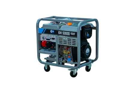 Генератор дизельный TOR KM5000D 5,0 кВт 380В/1,6 кВт 220В 15 л с электростартером 1025964 купить в Надыме