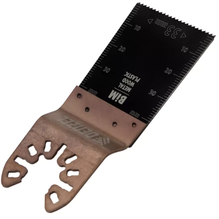 Насадка для МФИ режущая пазовая прямая, BiM, по металлу и дереву, 33 x 1.4 мм, мелкий зуб Denzel 782305 купить в Надыме