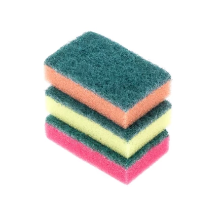 Губки для посуды Mini, 79 x 49 x 23 мм, 3шт, Россия Elfe 92349 купить в Надыме