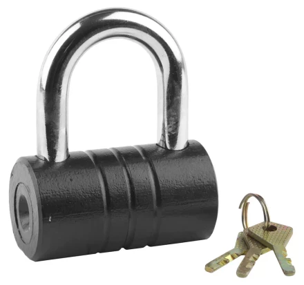 Замок ЗУБР "МАСТЕР" навесной, повышенной защищенности, дисковый механизм секрета, ключ 7 "пинов", 82 x 46 мм 3720-21_z01 купить в Надыме