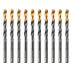 Сверло по металлу Denzel, 6 мм, HSS-Tin, Golden Tip, 10 шт. 717215 купить в Надыме