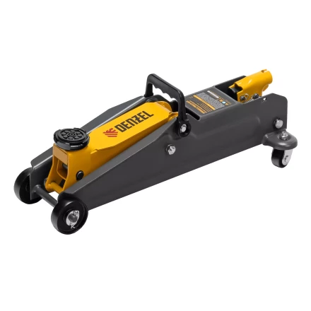 Домкрат гидравлический подкатной Denzel 51230, 2 т, 135-385 мм купить в Надыме
