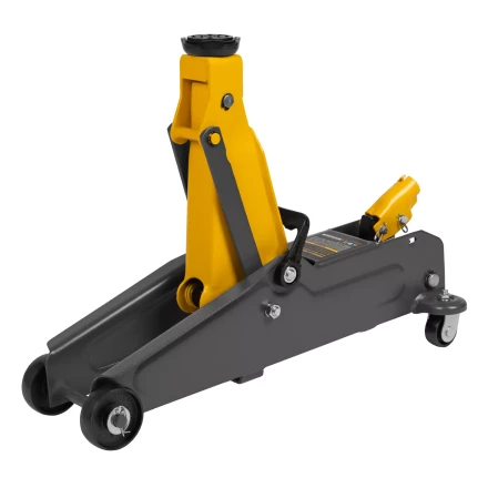 Домкрат гидравлический подкатной Denzel 51230, 2 т, 135-385 мм купить в Надыме