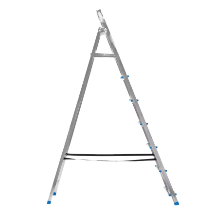 Стремянка Сибртех 97839, 7 ступеней, стальная, оцинкованная купить в Надыме