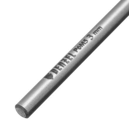 Сверло спиральное по металлу Denzel 3 x 61мм, Р6М5, Golden Tip, многогранная заточка, 2шт., 718268 купить в Надыме