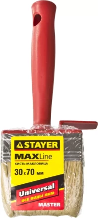 Макловица STAYER "MASTER" UNIVERSAL, светлая щетина, пластмассовый корпус, 3х7см 01824-07 купить в Надыме