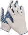 Перчатки трикотажные DEXX, 7 класс, х/б, обливная ладонь 114001 купить в Надыме