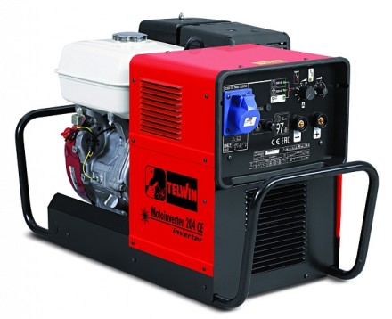 Инверторный сварочный бензогенератор Telwin MOTOINVERTER 204 CE двигатель HONDA купить в Надыме