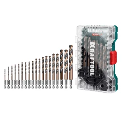 Набор сверл по металлу, хвостовик НЕХ-1/4, сталь М35-Со5% 29652-H19