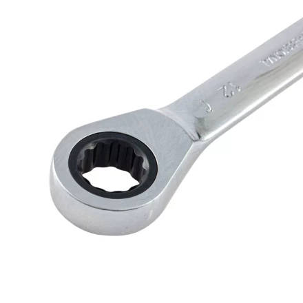 Ключ накидной трещоточный, 10 х 12 мм, CrV, зеркальный хром Matrix 14498 купить в Надыме