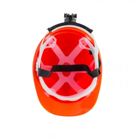 Каска защитная с храповым механизмом Европласт оранжевая Россия Сибртех 89108 купить в Надыме