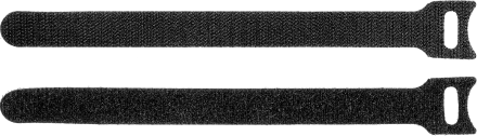 Кабельные стяжки-липучки черные ВЕЛЬКРО нейлоновые серия ПРОФЕССИОНАЛ купить в Надыме