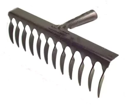 Грабли 12-зубые 320 мм без черенка витые  СИБРТЕХ Россия 61740 купить в Надыме