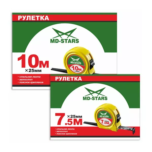 Рулетка измерительная MD-STARS 67-10025 купить в Надыме